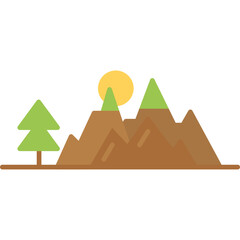 Mountains Icon