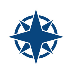 Compass icon.Navigation sign.. illustration of compass