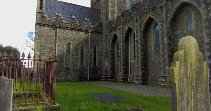 The magnificent architecture of the Church of Ireland  St Brigid's Cathedral  Kildare town  County Kildare One of the earliest documented Irish Christian places of worship