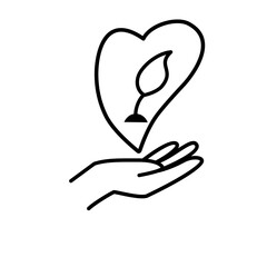 plant love icon