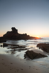 Sunset at Castelejo Beach; Algarve; Portugal