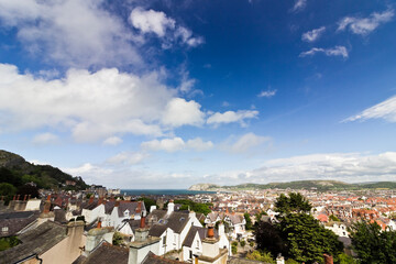 Overlooking the historic seaside town of Llandudno, Creuddyn peninsula, North Wales