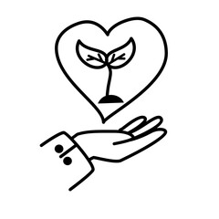 plant love icon