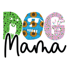 Fototapeta premium Dog Sublimation Design