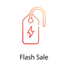 Flash Sale icon. Suitable for Web Page, Mobile App, UI, UX and GUI design.
