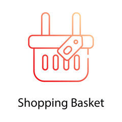Shopping Basket icon. Suitable for Web Page, Mobile App, UI, UX and GUI design.