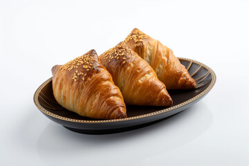 croissant on plate