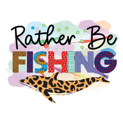 Fishing Sublimation Design