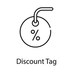 Discount Tag icon. Suitable for Web Page, Mobile App, UI, UX and GUI design.