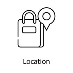 Location icon. Suitable for Web Page, Mobile App, UI, UX and GUI design.