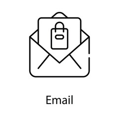 Email icon. Suitable for Web Page, Mobile App, UI, UX and GUI design.