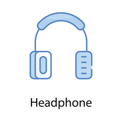 Headphone icon. Suitable for Web Page, Mobile App, UI, UX and GUI design.