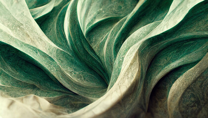 Abstract shades of green 4k wallpaper. AI
