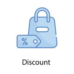 Discount  icon. Suitable for Web Page, Mobile App, UI, UX and GUI design.