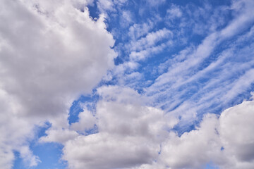 blue sky with clouds