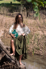The river runs through it: a young woman's noonday journey of connection and renewal. Cantaro's journey ritual of hydration and wellness.