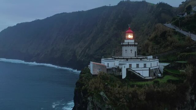 Farol do Arnel Sao Miguel in Azores