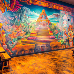 buddhist temple in the morning