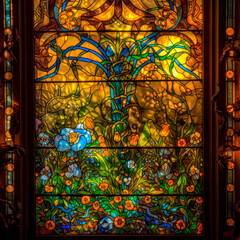 stained glass window