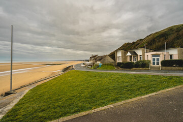 Omaha beach, Vierville sur me, Normandy France.