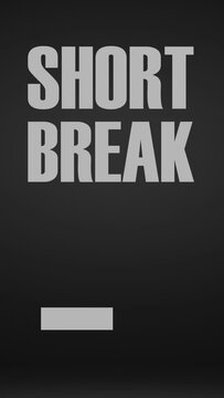 Instargram Facebook Story 1080x1920 Short Break Countdown