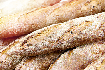 Fresh bread baguette