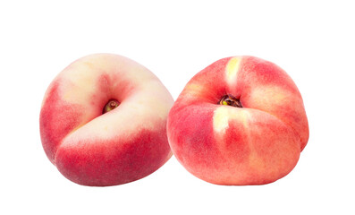  flat donut peaches on transparent png