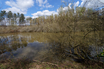 Natural sensitive space of the Sorques plain Île-de-France region