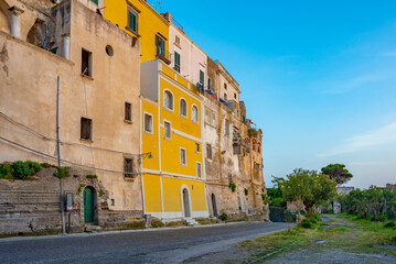 Palazzo d'Avalos on Italian island Procida