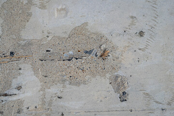 Aged concrete ground surface. Background and textured photo. 