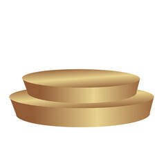 Gold metal platform