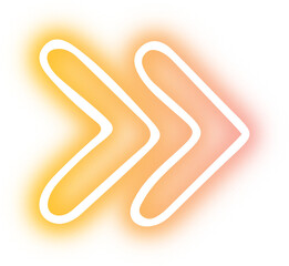 Obraz premium Collection of business icon neon