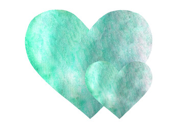 Watercolor spots of different shapes.A set of watercolor circles. Watercolor spots drawing.