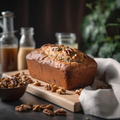 chocolate cake with nuts