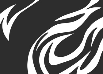 Abstract background with tribal tattoo pattern and with some copy space area