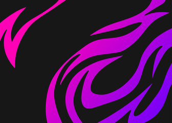 Abstract background with tribal tattoo pattern and with some copy space area