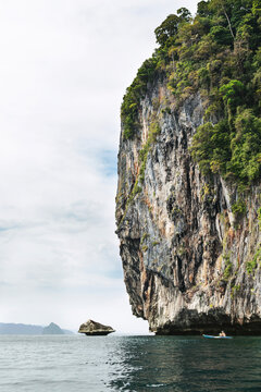 Cliffs, Charlie Beach, Koh Mook . Surat Tani, Thailand.