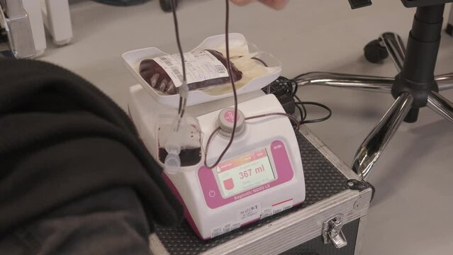 Medical Equipment Machine ith Wires Hospital Laboratry Science Device