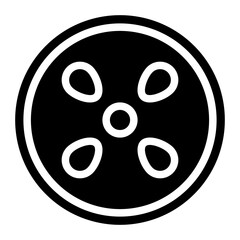 Fototapeta premium vegetable glyph 
