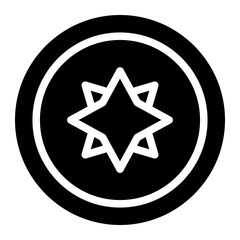 compass glyph 