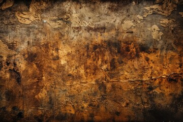 weathered and rusted wall with a grungy texture created with Generative AI technology