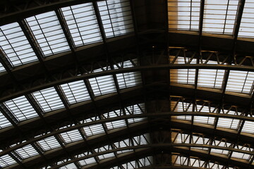 Toiture de la  gare de Lille