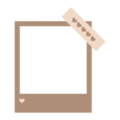 Obraz premium Aesthetic Polaroid Frame
