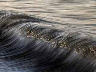 Paisagem do mar e ondas em movimento textura 