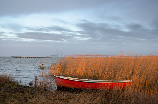 small boat at Oresund