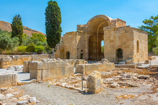Church of Saint Titus at Archaeological Site of Gortyna at Crete, Greece