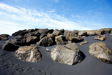 Fototapeta na wymiar volcanic landscape in Iceland