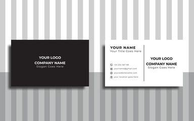 Simple business card Modern business card design Black & white business card Premium visiting card Luxury business card design Elegant business card
