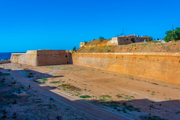 San Salvador bastion at Greek town Chania at Crete island