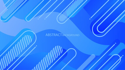 Abstract background blue with lines shapes